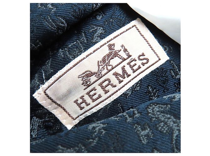 Hermès Giacca in poliestere Hermes G19936 Blu Blu navy - vista 9
