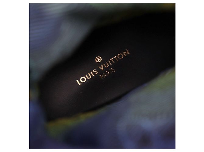 Botas de goma de nylon Monogram Louis Vuitton 2054 Negro - vista 11