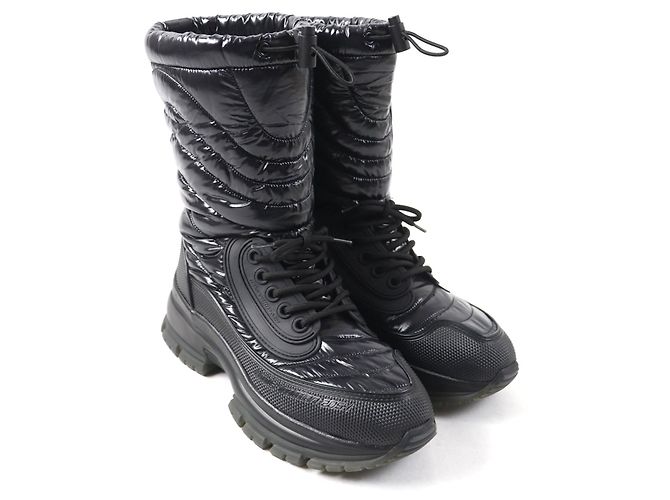 Botas de goma de nylon Monogram Louis Vuitton 2054 Negro - vista 2