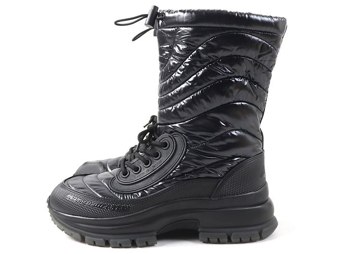 Botas de goma de nylon Monogram Louis Vuitton 2054 Negro - vista 3