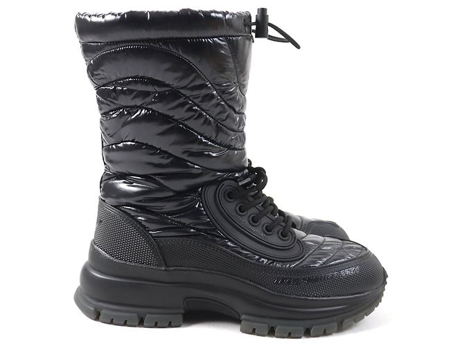 Botas de goma de nylon Monogram Louis Vuitton 2054 Negro - vista 4