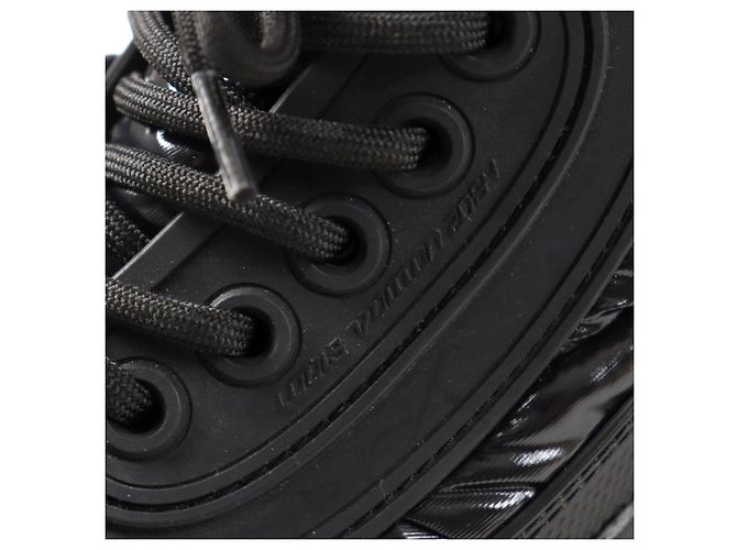 Botas de goma de nylon Monogram Louis Vuitton 2054 Negro - vista 7