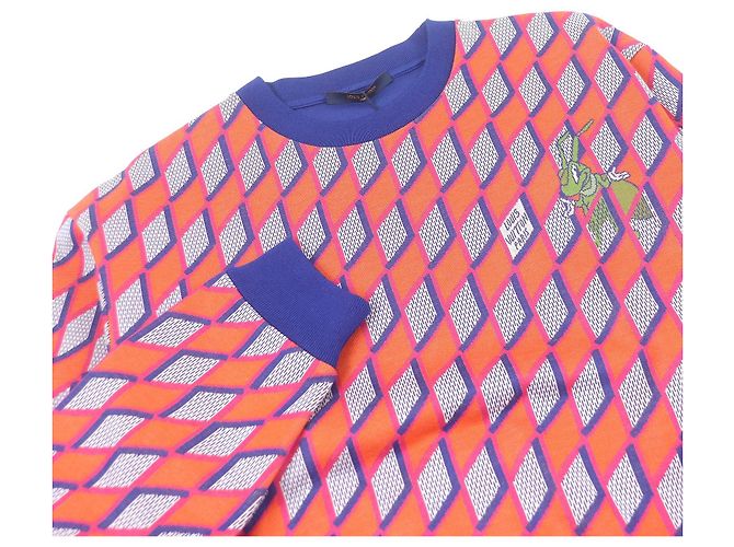 Malha de algodão Damier Diamante Louis Vuitton Laranja - vista 2