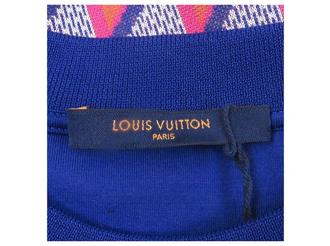 Malha de algodão Damier Diamante Louis Vuitton Laranja - vista 5