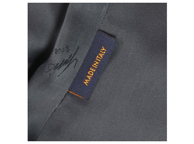 Louis Vuitton LV&Flower Monogram Polyester Wool Tailored Jacket Blue Navy blue - view 10