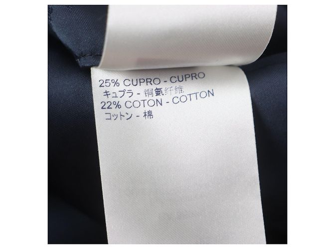 Louis Vuitton LV&Flower Monogram Polyester Wool Tailored Jacket Blue Navy blue - view 13