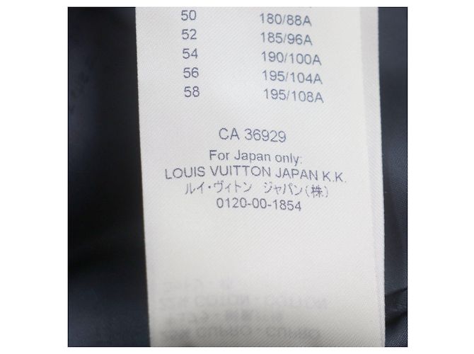 Louis Vuitton LV&Flower Monogram Polyester Wool Tailored Jacket Blue Navy blue - view 14