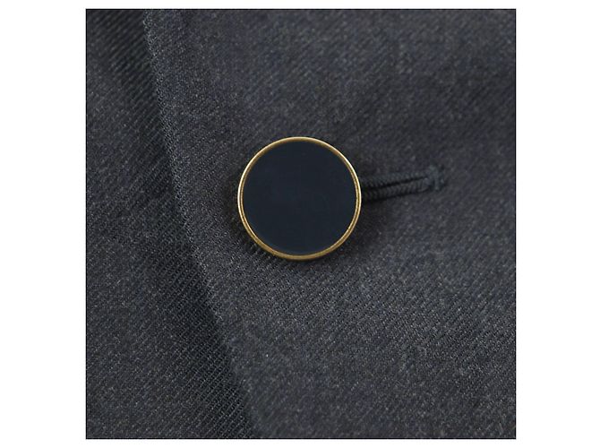 Louis Vuitton LV&Flower Monogram Polyester Wool Tailored Jacket Blue Navy blue - view 5