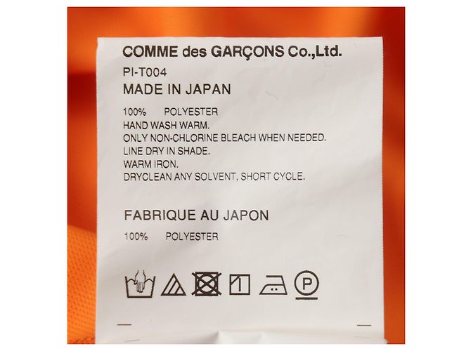 Autre Marque COMME des GARCONS HOMME PLUS PI-T004 Polyester Langarm-T-Shirt - Ansicht 6