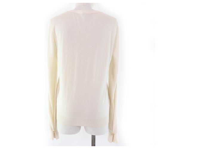 Loewe 100% Kaschmir Strickjacke Beige Roh - Ansicht 3