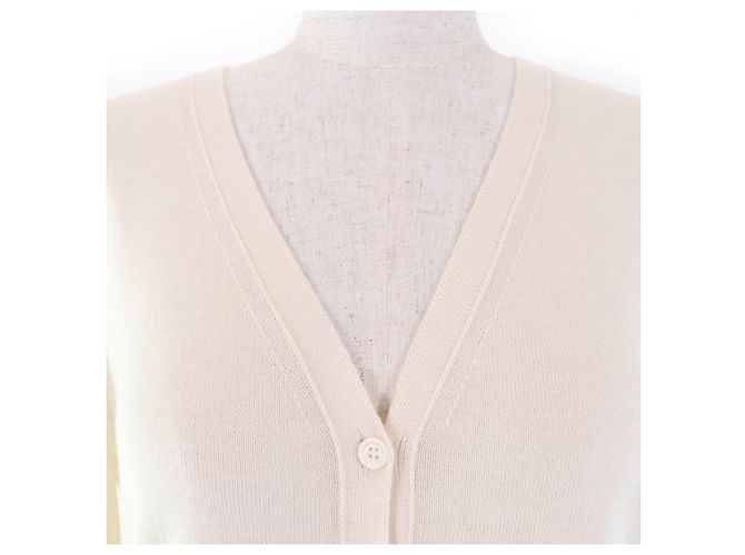 Loewe 100% Kaschmir Strickjacke Beige Roh - Ansicht 4