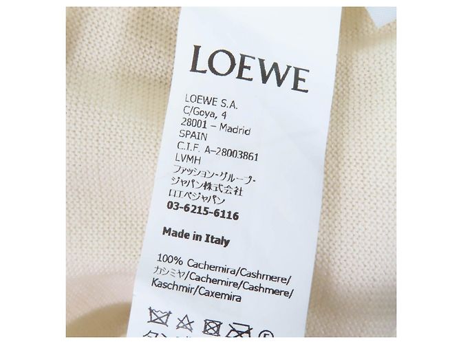 Loewe 100% Kaschmir Strickjacke Beige Roh - Ansicht 8