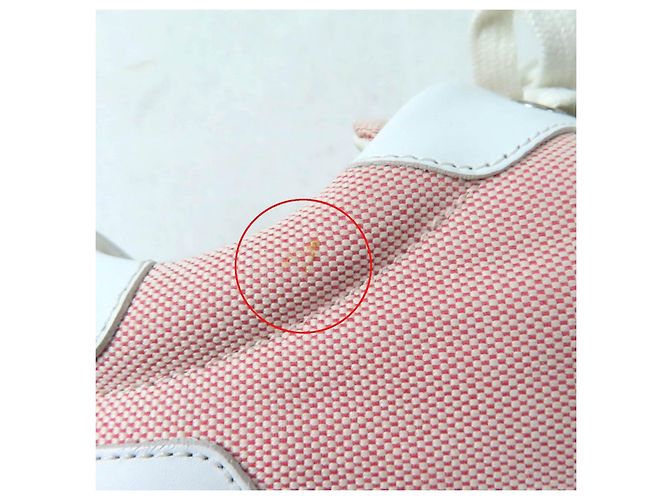 Hermès Day Kelly Buckle Canvas-Leder-Sneaker Pink - Ansicht 17