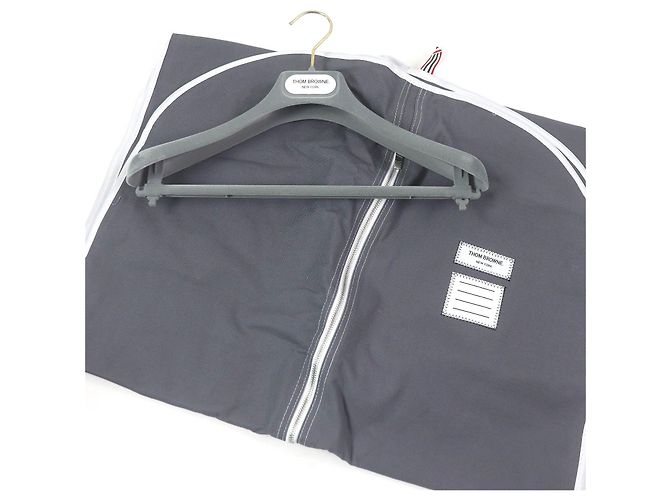 Veste en duvet en polyester Thom Browne MJD085X Bleu Bleu Marine - vue 12
