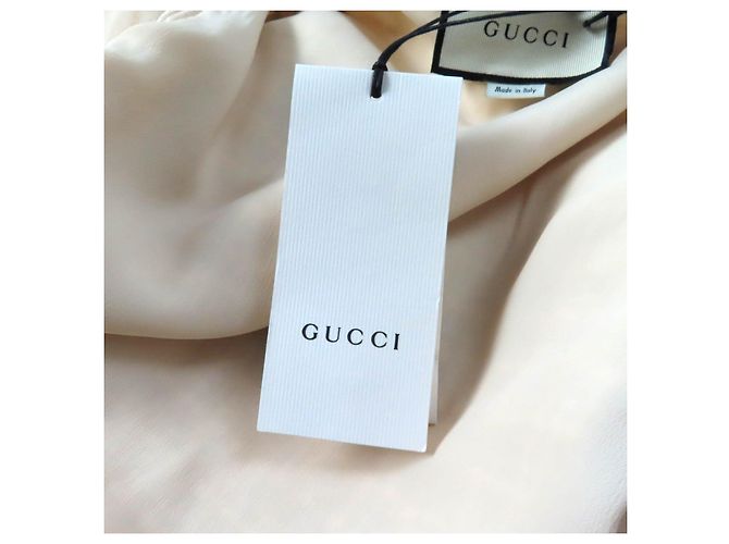 Gucci 551562 Mono de Algodón y Rayón Blanco Blanco roto - vista 12