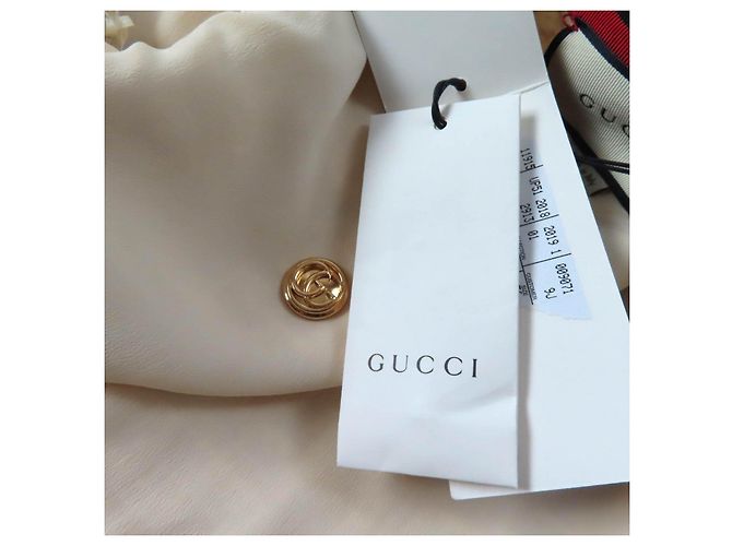 Gucci 551562 Mono de Algodón y Rayón Blanco Blanco roto - vista 14