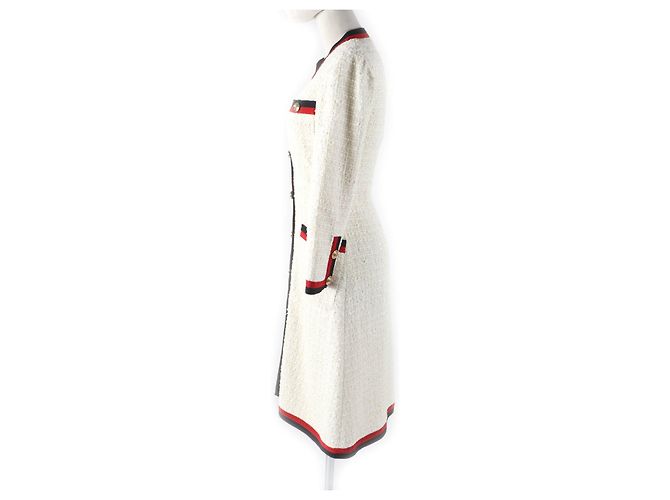 Gucci 551562 Mono de Algodón y Rayón Blanco Blanco roto - vista 2