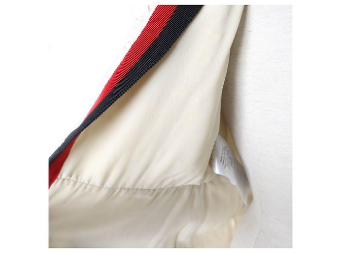 Gucci 551562 Mono de Algodón y Rayón Blanco Blanco roto - vista 5