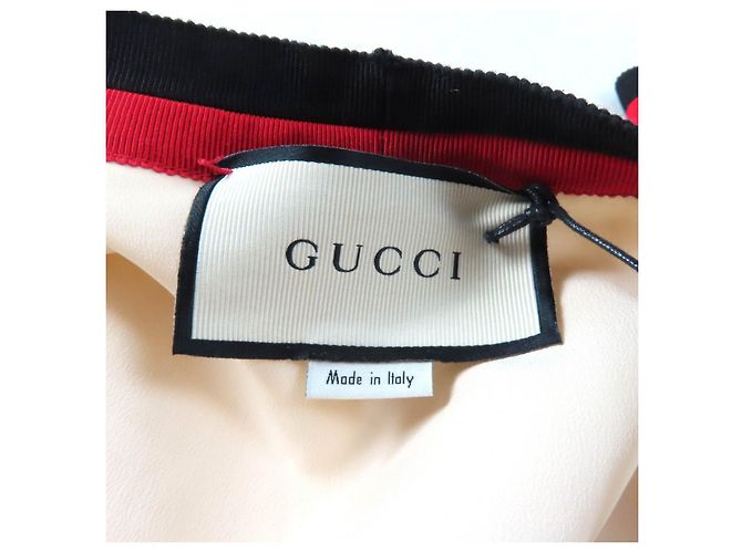 Gucci 551562 Mono de Algodón y Rayón Blanco Blanco roto - vista 7