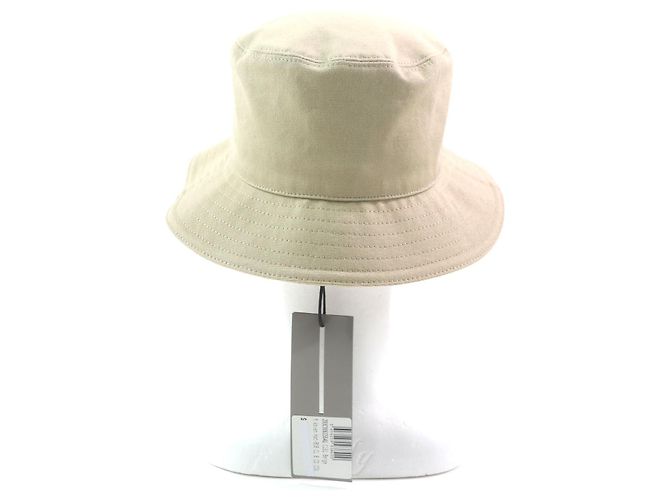 Baumwoll-Bucket-Hut mit gesticktem Dior-Logo Beige - view 4