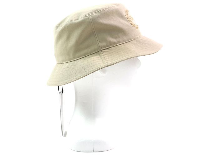 Baumwoll-Bucket-Hut mit gesticktem Dior-Logo Beige - view 5