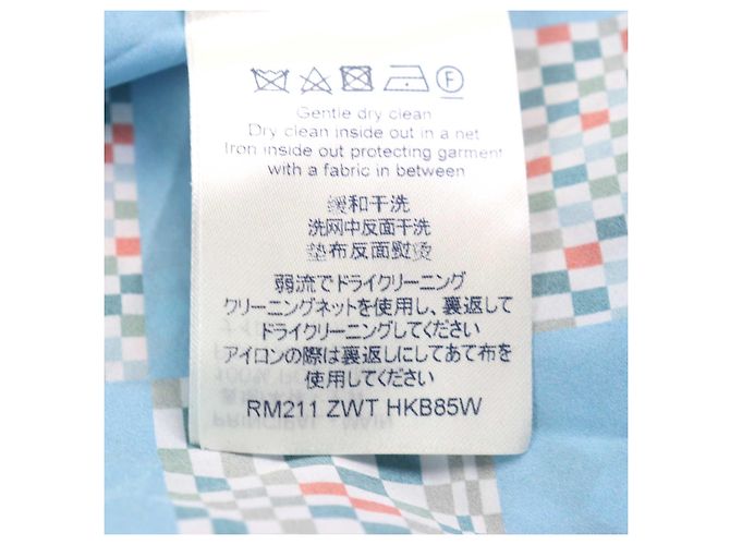 Sudadera de nylon Damier distorsionado Louis Vuitton Azul Azul claro - vista 10