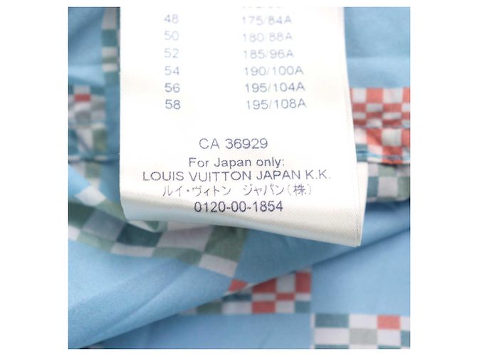 Sudadera de nylon Damier distorsionado Louis Vuitton Azul Azul claro - vista 12