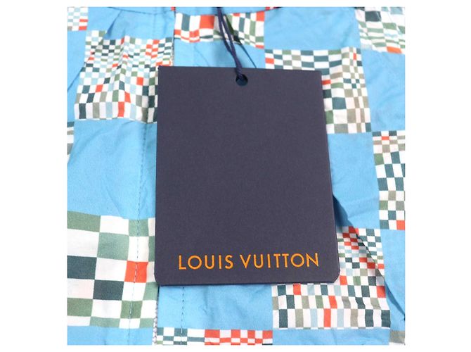 Sudadera de nylon Damier distorsionado Louis Vuitton Azul Azul claro - vista 13