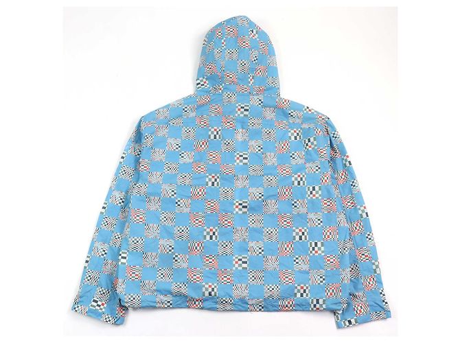 Sudadera de nylon Damier distorsionado Louis Vuitton Azul Azul claro - vista 4