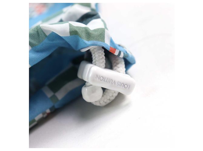 Sudadera de nylon Damier distorsionado Louis Vuitton Azul Azul claro - vista 8