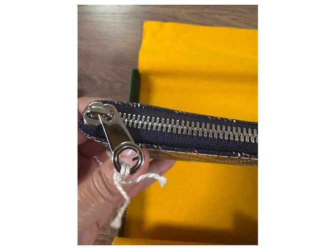 Goyard Senat MM en lona recubierta Azul oscuro - vista 5