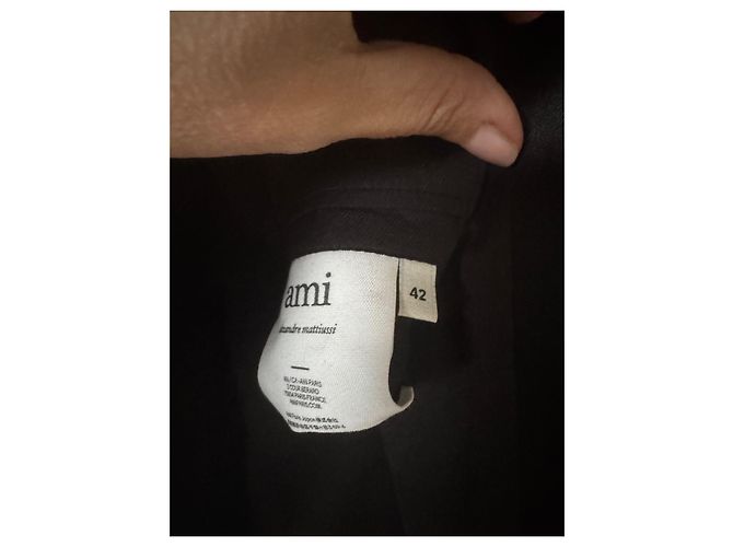 Autre Marque Schwarzer Blazer AMI Alexandre Mattiussi - Ansicht 3