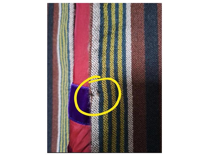 Cappotto lungo Etro a righe multicolore in lana Marrone - vista 9