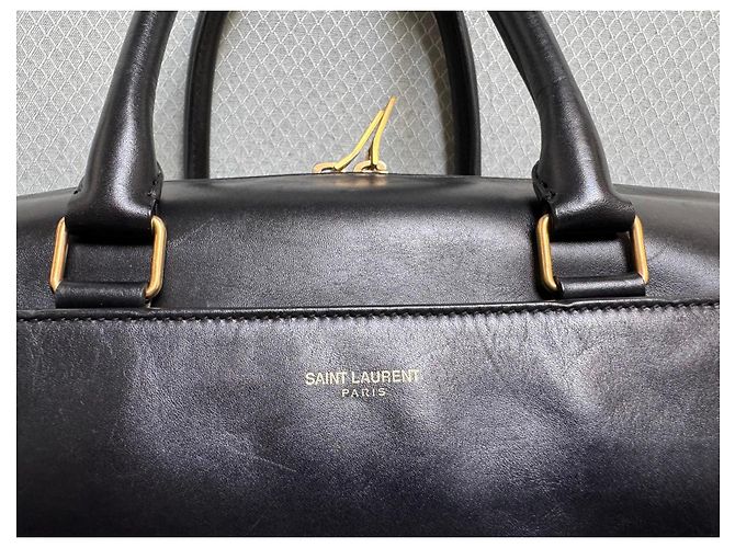 Borsa in pelle nera Saint Laurent Nero - vista 2