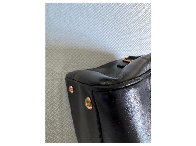Borsa in pelle nera Saint Laurent Nero - vista 7