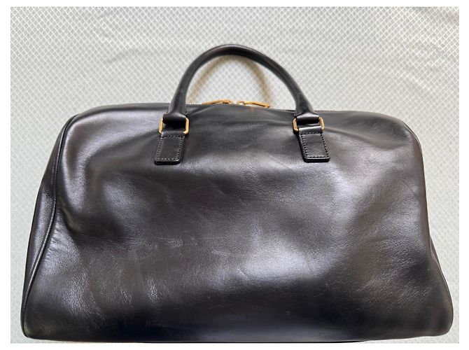Borsa in pelle nera Saint Laurent Nero - vista 8