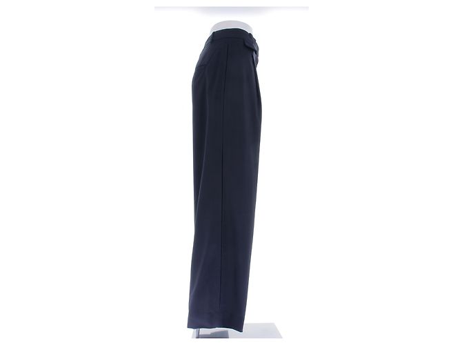 Cos Calça marinha de lã Azul marinho - vista 3