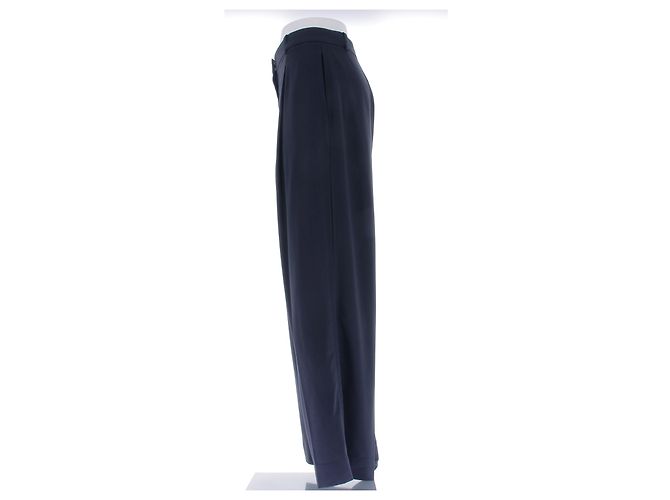 Cos Calça marinha de lã Azul marinho - vista 4
