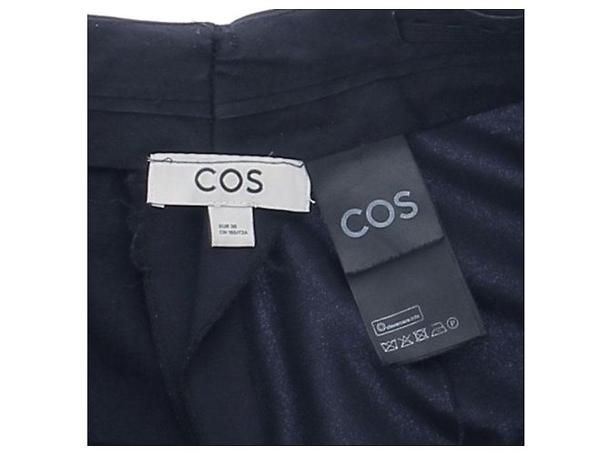 Cos Calça marinha de lã Azul marinho - vista 6