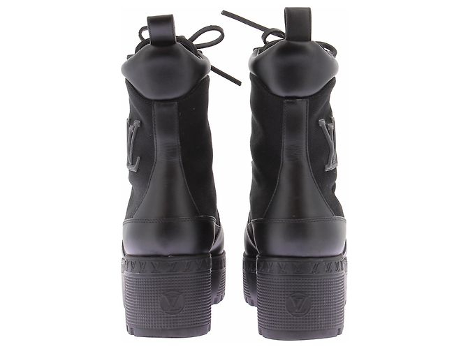 Botas de cuero negro Louis Vuitton Talla 40 - vista 5
