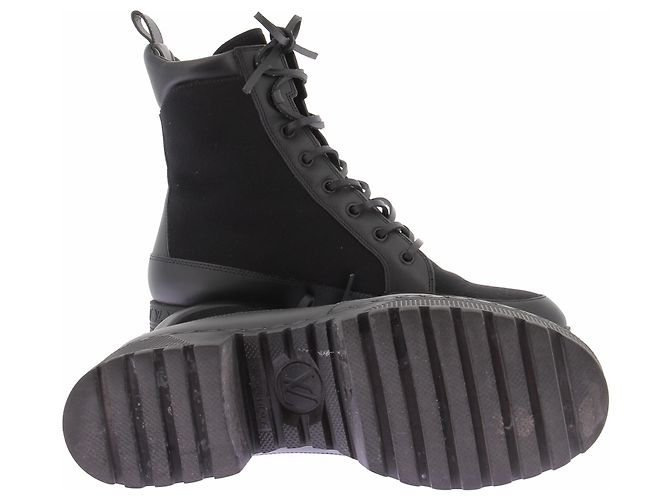 Botas de cuero negro Louis Vuitton Talla 40 - vista 7