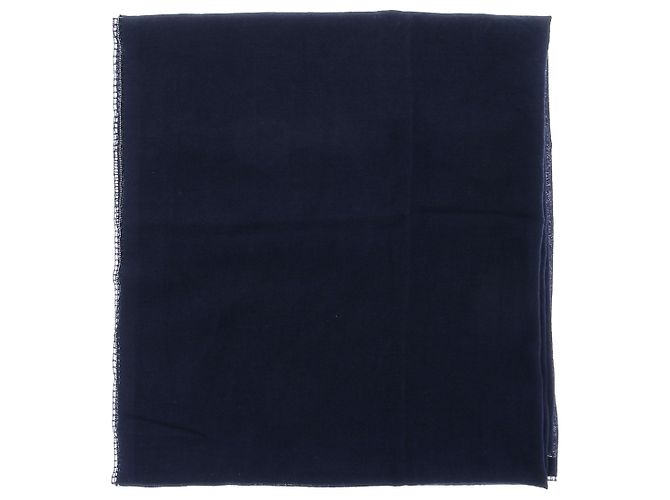 Chanel Marine Schal Marineblau - Ansicht 4