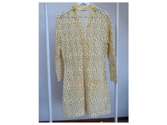 Strandkleid Ermanno Scervino Gelb - Ansicht 3