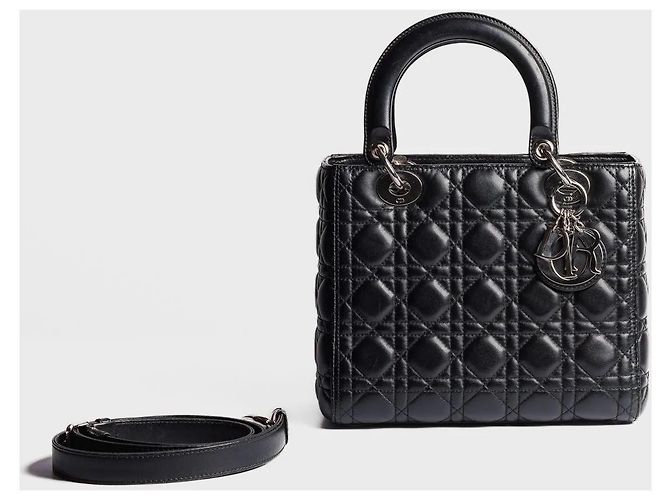 Christian Dior Borsa Lady Dior My ABCDior Nero - vista 2