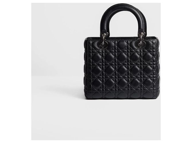 Christian Dior Borsa Lady Dior My ABCDior Nero - vista 4