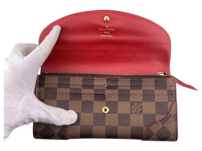 Portafoglio Lungo in Tela Damier Louis Vuitton Marrone Damier ebene - vista 5