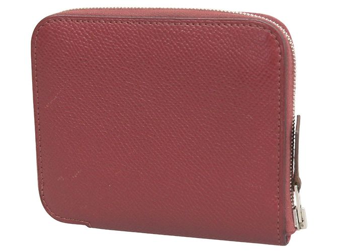 Monedero compacto Azap Silkin de Hermès en rojo Roja - vista 2