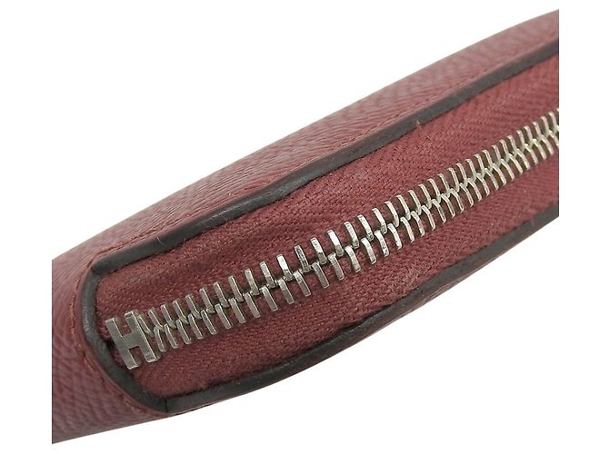 Monedero compacto Azap Silkin de Hermès en rojo Roja - vista 6