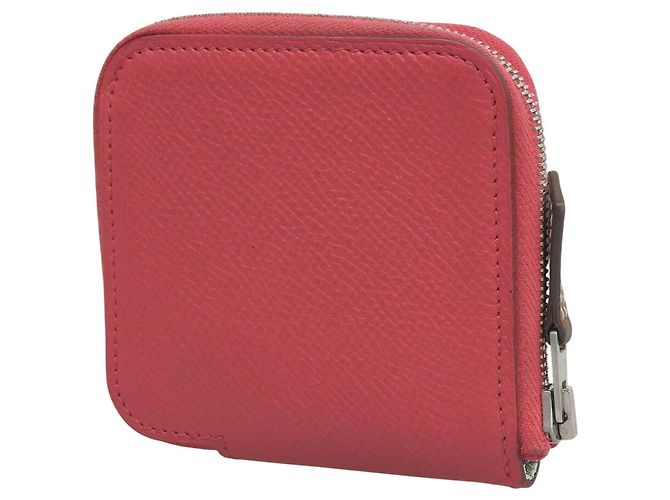 Monedero compacto mini Azap Silkin de Hermès Rosa - vista 2