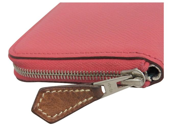 Monedero compacto mini Azap Silkin de Hermès Rosa - vista 7
